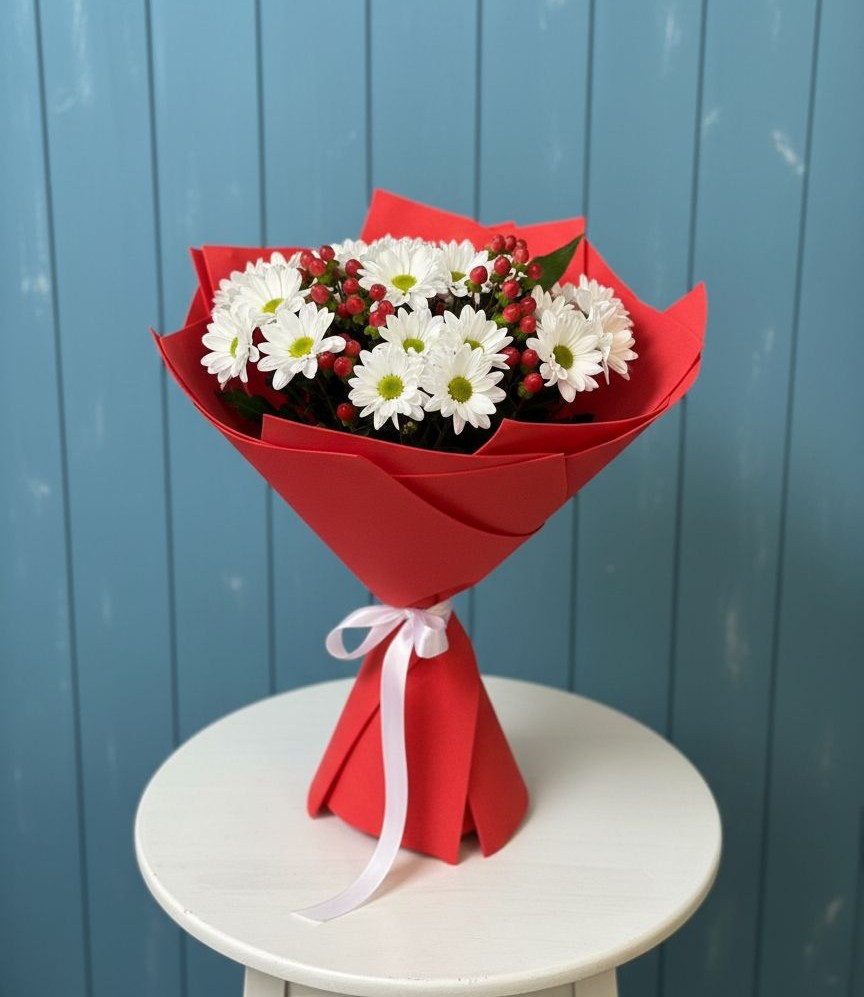 Букет цветов из: Хризантемы в Богдановиче Свердловская область