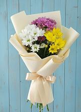 Букет цветов из:  Хризантемы в Богдановиче Свердловская область