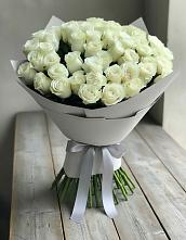 Букет 35 Белых роз в Богдановиче Свердловская область
