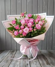 Букет Розовый кустик в Богдановиче Свердловская область