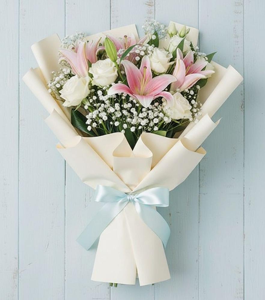 Букет цветов из: Лилии в Богдановиче Свердловская область