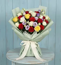 Букет цветов из:  Розы в Богдановиче Свердловская область