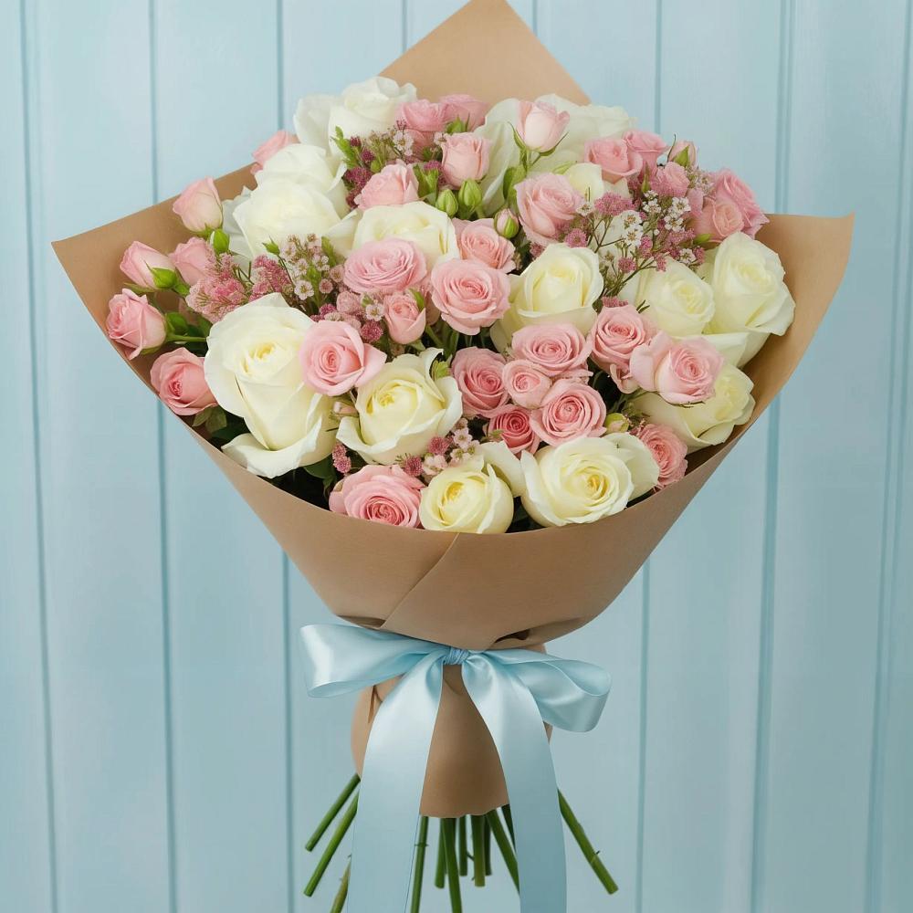 Букет цветов из: Розы в Богдановиче Свердловская область