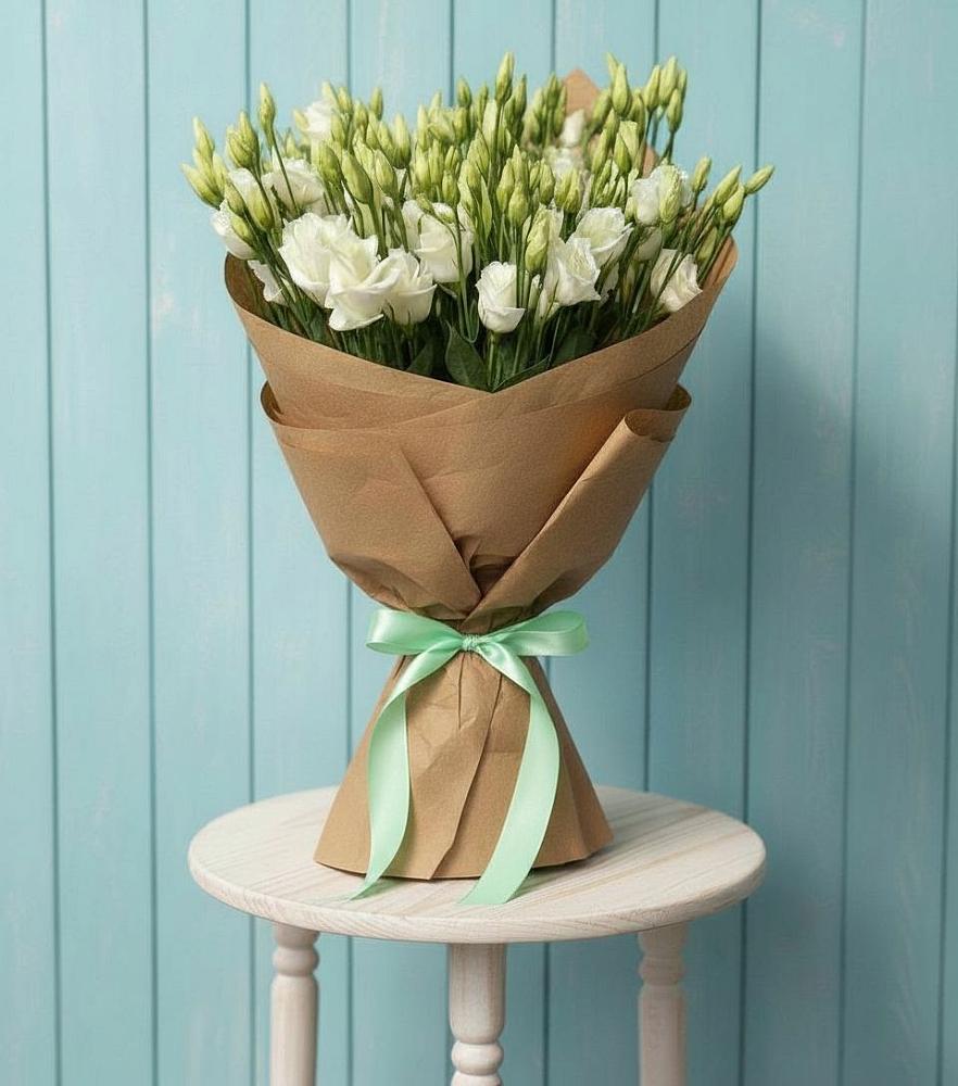 Букет цветов из: Лизиантусы в Богдановиче Свердловская область