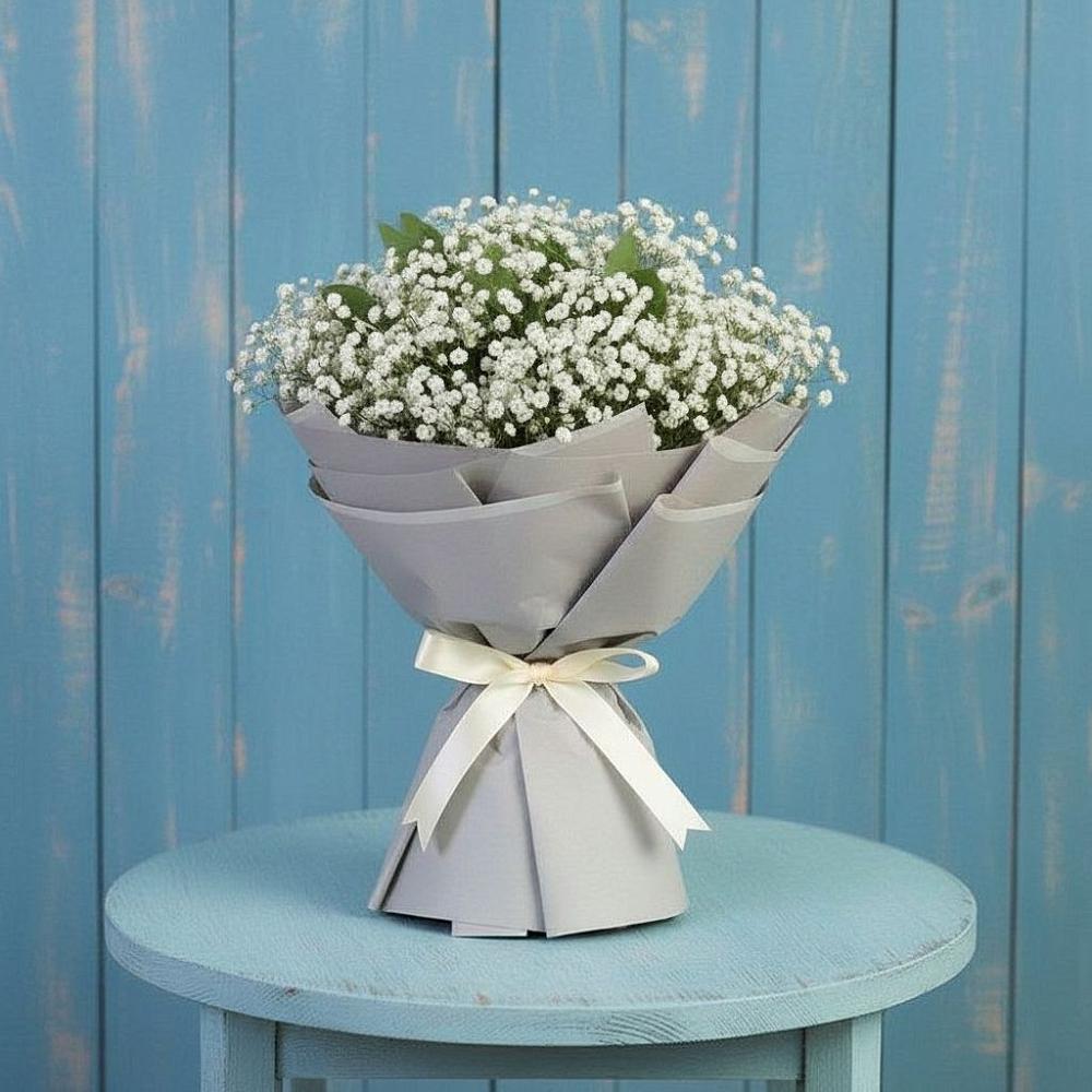 Букет цветов из: Гипсофила в Богдановиче Свердловская область