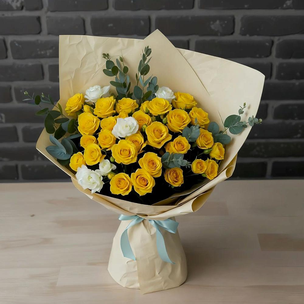 Букет цветов из: Розы в Богдановиче Свердловская область