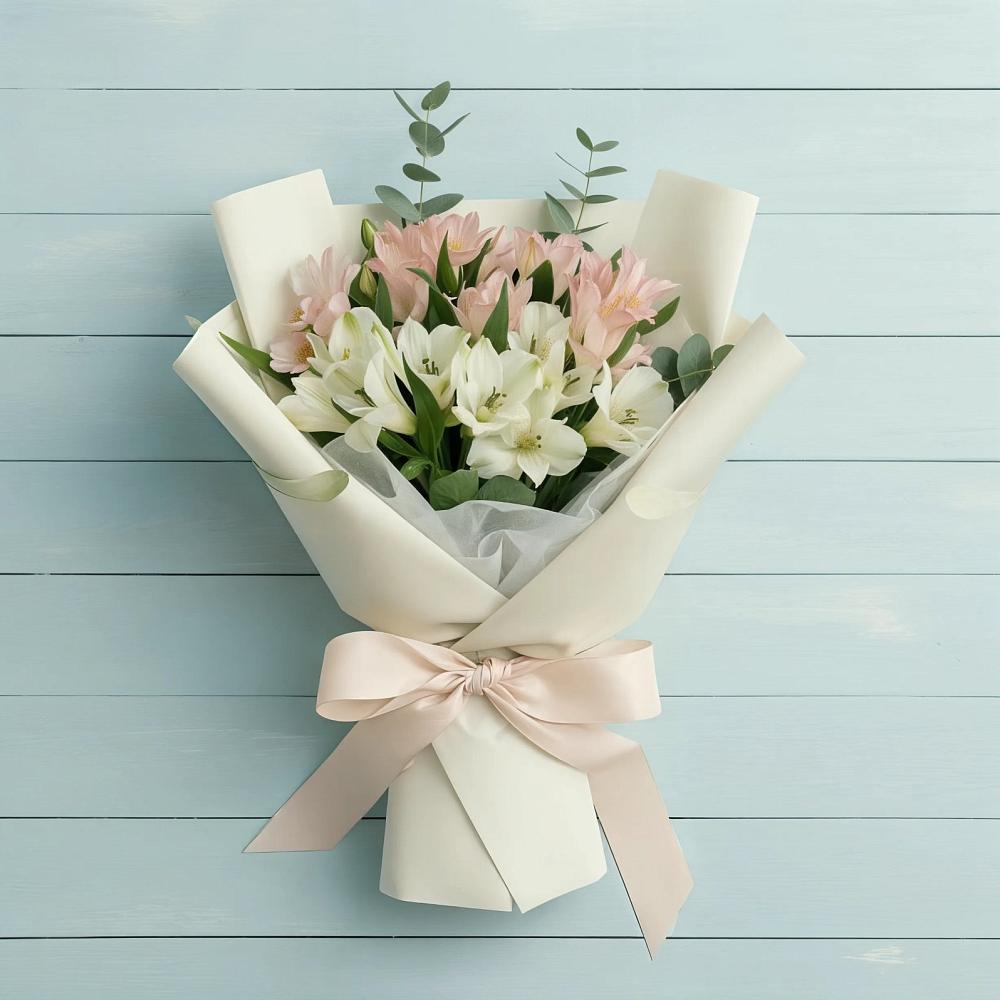 Букет цветов из: Альстромерии в Богдановиче Свердловская область