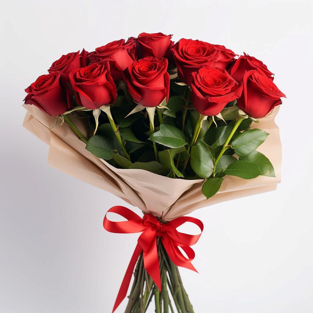 Букет 11 Красных роз Эдлесс Лав в Богдановиче Свердловская область